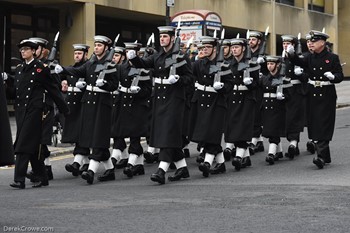 Royal Navy HMS Neptune - Remembrance Sunday Glasgow 2016