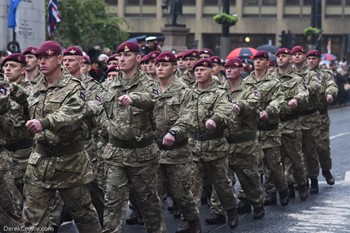 Parachute Regiment - Remembrance Sunday Glasgow 2016