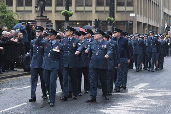 Royal Air Force (RAF) - Remembrance Sunday George Square Glasgow 2016