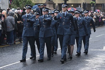 Universities of Glasgow and Strathclyde Air Squadron - Remembrance Commemoration Glasgow 2016