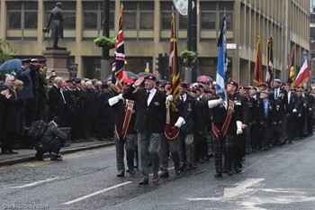 Parachute Regiment Association - Remembrance Sunday Glasgow 2016