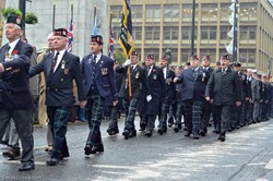 Royal Highland Fusiliers Veterans - Remembrance Sunday Glasgow 2016