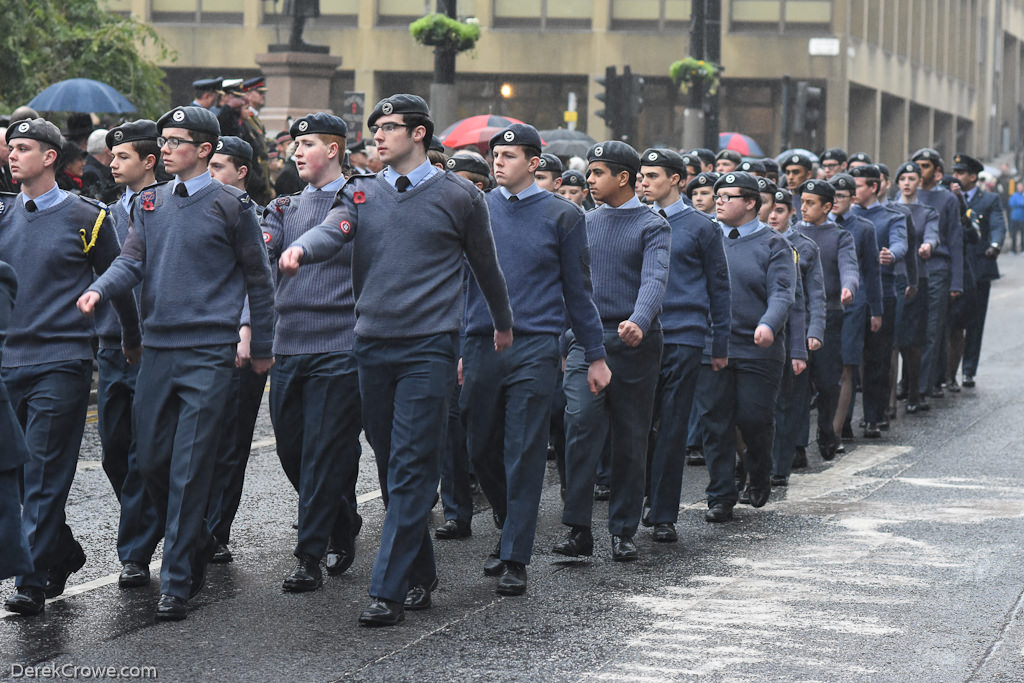 Air Cadets - Remembrance Sunday Glasgow 2016