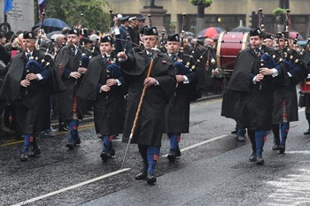 Pipe Band Police Scotland - Remembrance Sunday Glasgow 2016