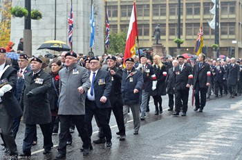 Veterans Cenotaph - Remembrance Sunday Glasgow 2016