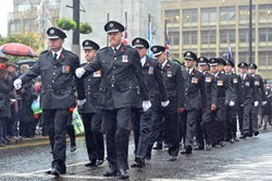 Fire and Rescue Service - Remembrance Sunday Glasgow 2016