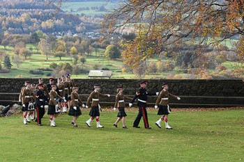 Gunners and Aberdeen University OTC - 21 Gun Salute Stirling Castle 2016