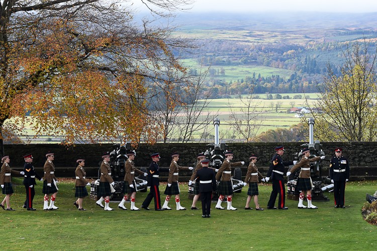 21 Gun Salute Stirling Castle - Birthday Prince Charles 2016
