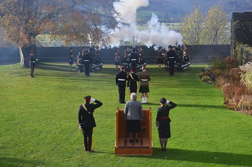 21 Gun Salute Stirling Castle November 2016