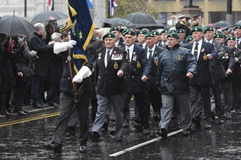 Royal Marines Association Veterans  - Remembrance Sunday (Armistice Day) Glasgow 2018