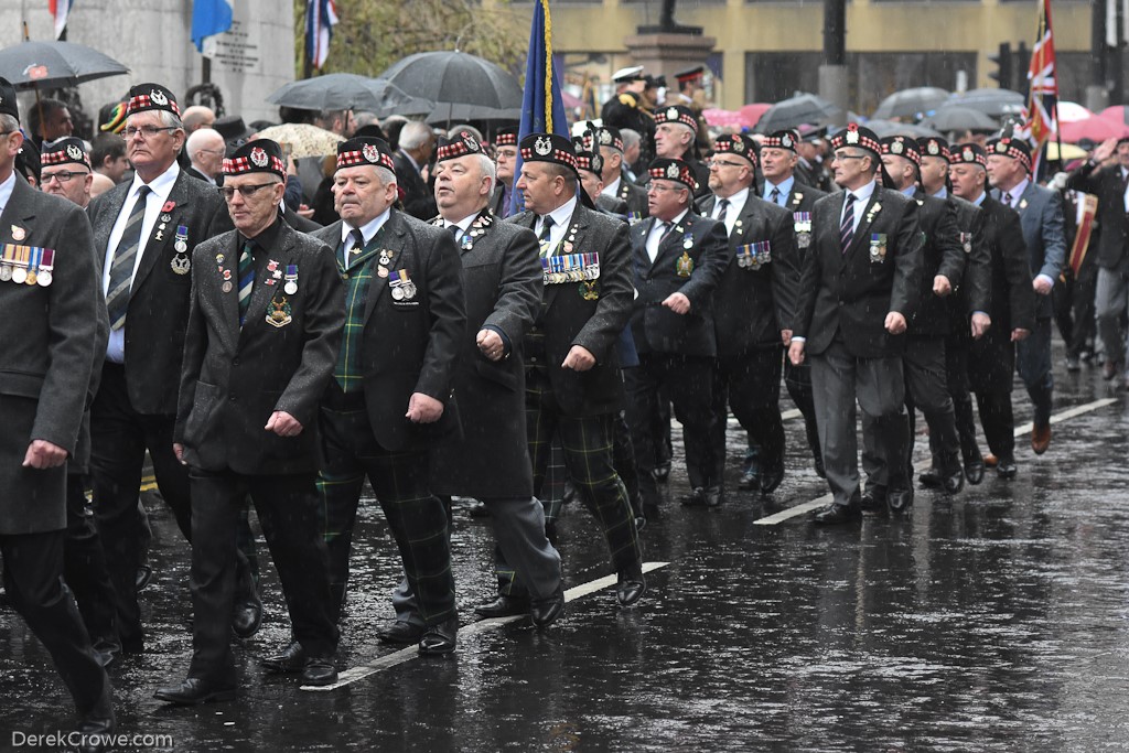 Army Veterans - Remembrance Sunday (Armistice Day) Glasgow 2018