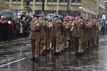 British Army - Remembrance Sunday (Armistice Day) Glasgow 2018