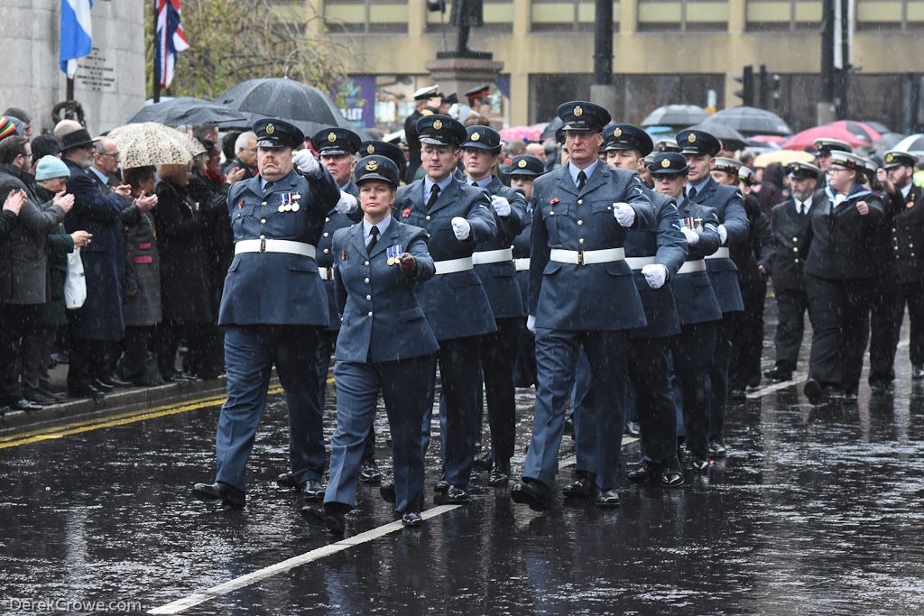 Royal Air Force - Remembrance Sunday (Armistice Day) Glasgow 2018