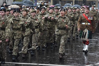 Army Cadet Force (ACF) - Remembrance Sunday (Armistice Day) Glasgow 2018