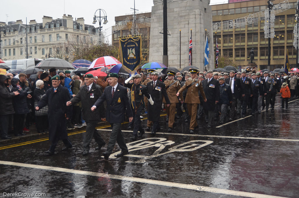 Royal Scots Dragoon Guards - Remembrance Sunday (Armistice Day) Glasgow 2018