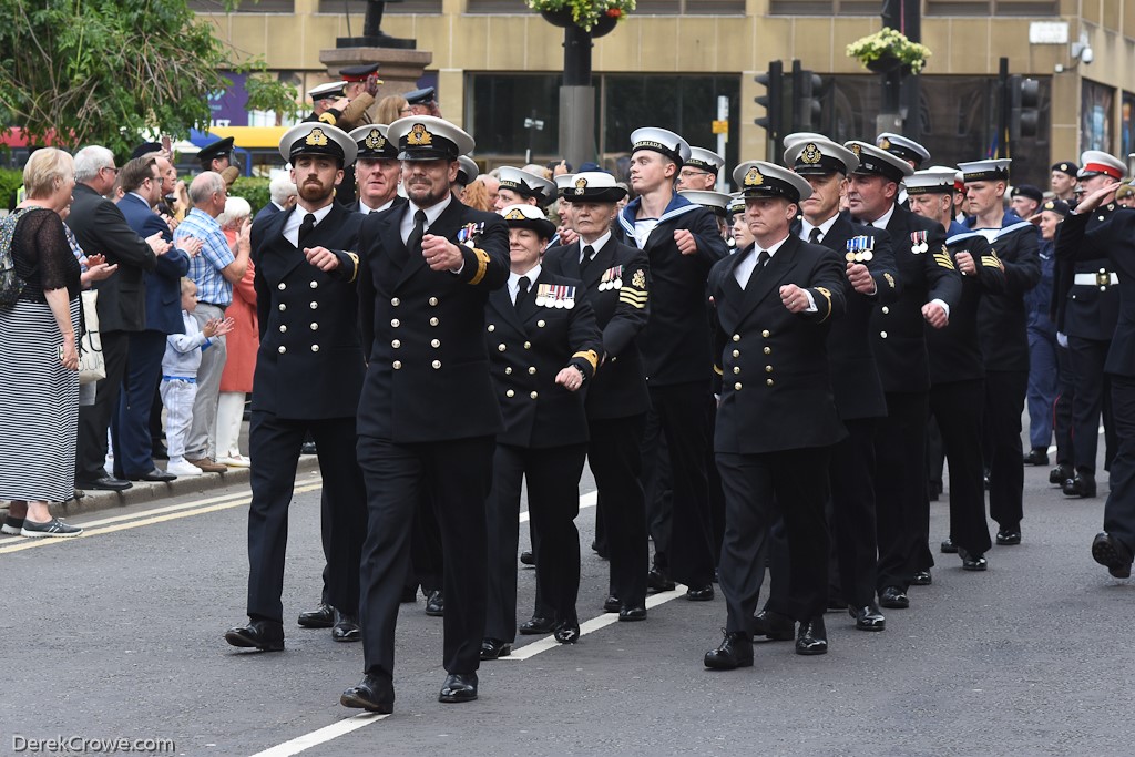 HMS Dalriada - Royal Naval Reserve - Armed Forces Day Glasgow 2019