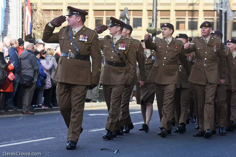 British Army - Remembrance Sunday Glasgow 2019