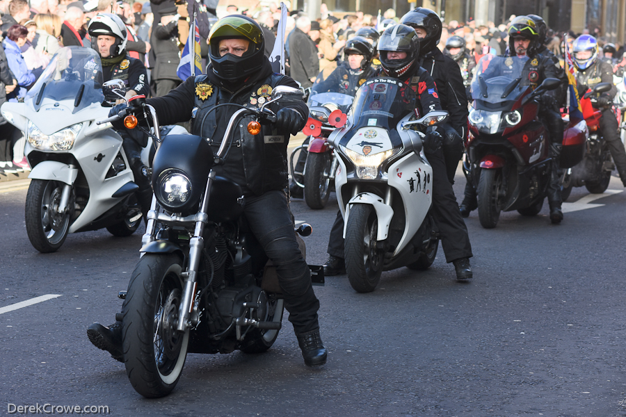 Royal British Legion Bikers Branch - Remembrance Sunday Glasgow 2019