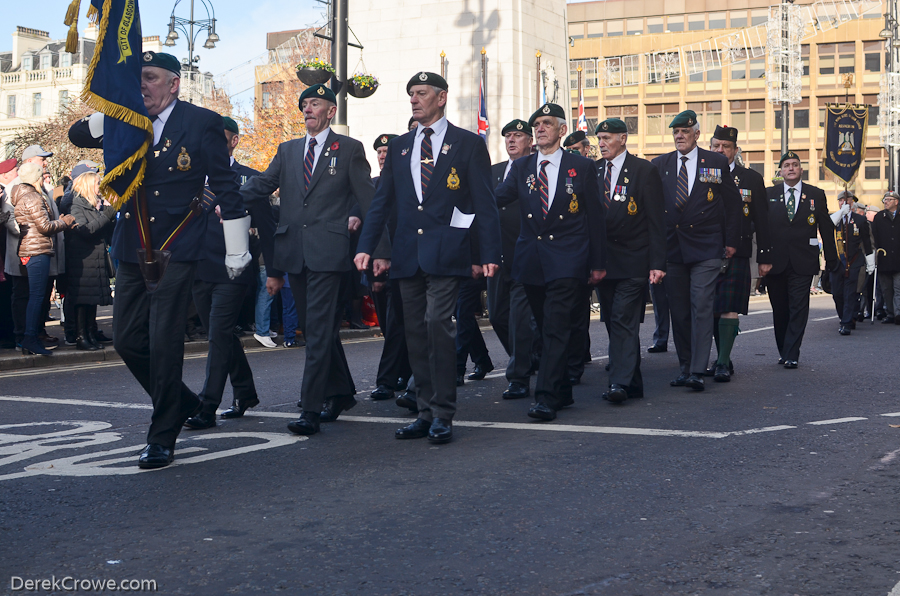 Royal Marines Veterans - Remembrance Sunday Glasgow 2019