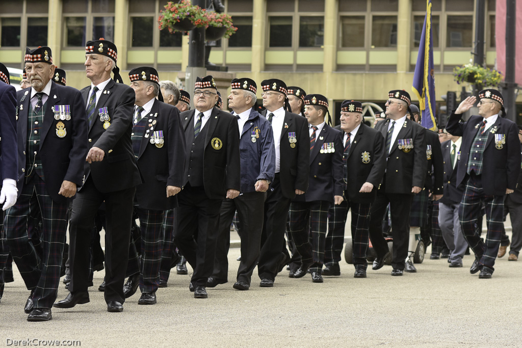 Army Veterans March on Armed Forces Day Glasgow 2023