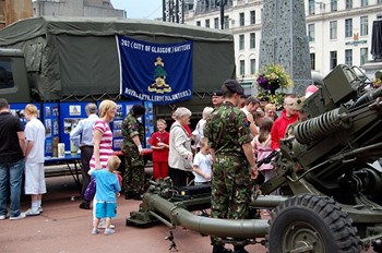Royal Artillery (Volunteers), 207 City of Glasgow Battery, Armed Forces Day 2010