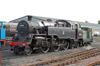 British Railways 2-6-4T 80105, Bo'ness and Kinneil Railway, Scotland