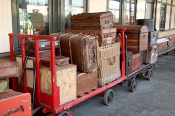 Luggage, Bo'ness and Kinneil Railway, Scotland