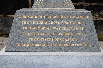 Victoria Cross Memorial, Glasgow, Scotland