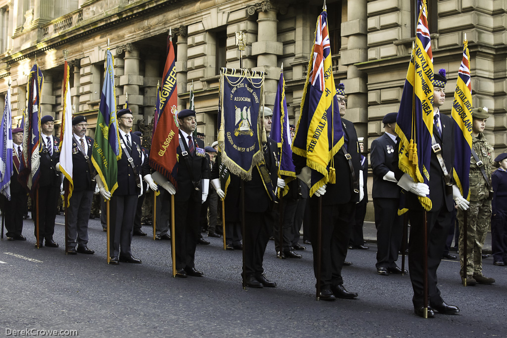 Standard Bearers -Remembrance Sunday Glasgow 2023