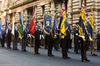 Standard Bearers -Remembrance Sunday Glasgow 2023