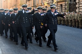 Royal Navy Remembrance Sunday Glasgow 2023