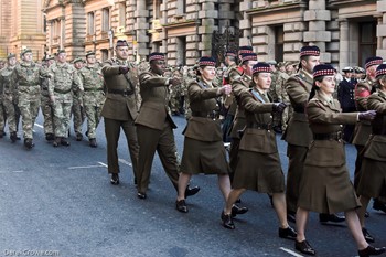 British Army Remembrance Sunday Glasgow 2023