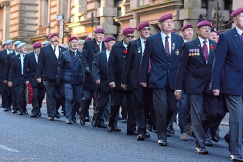 Parachute Regimental Association Remembrance Sunday Glasgow 2023