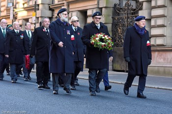 Polish Combatants Memorial Group Remembrance Sunday Glasgow 2023