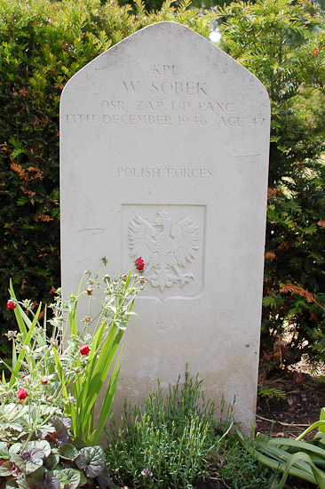 Wladyslaw Sobek Polish War Grave