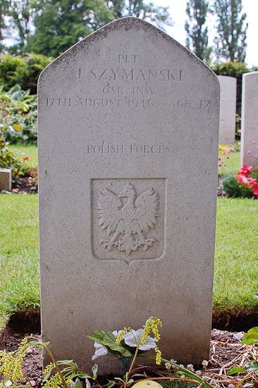 Jozef Szymanski Polish War Grave