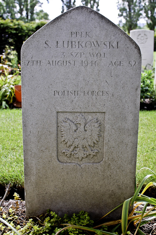 Stefan Lubkowski Polish War Grave