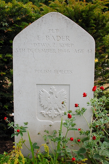 Emil Bader Polish War Grave