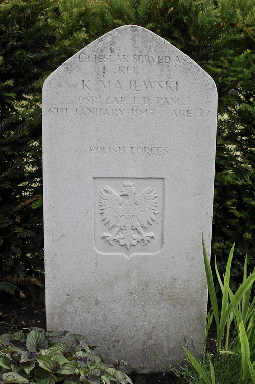 K Cieslar (served As Majewski) Polish War Grave