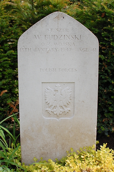 Walenty Budzinski Polish War Grave