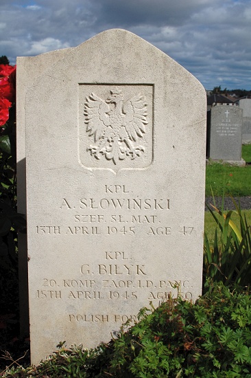 Aleksander Slowinski Polish War Grave
