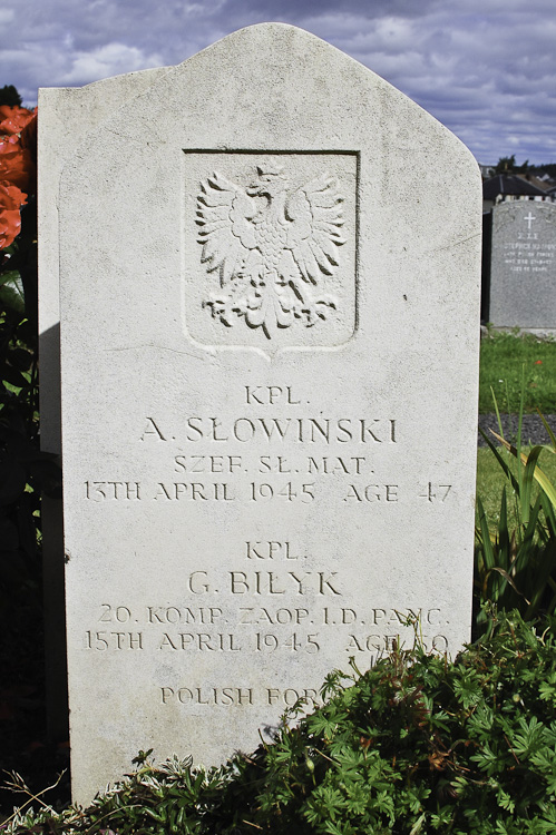 Aleksander Slowinski Polish War Grave