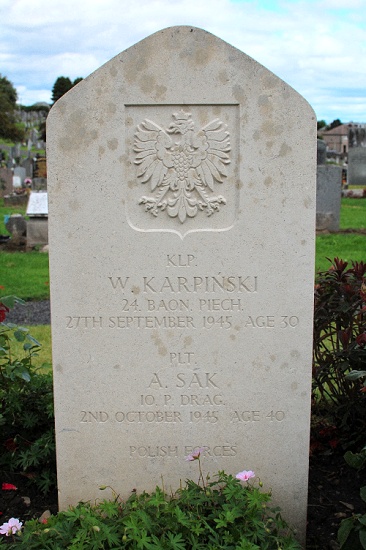 Aleksander Sak Polish War Grave