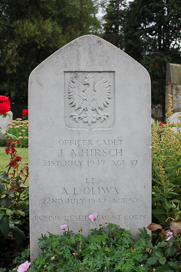 Adam Leopold Oliwa Polish War Grave