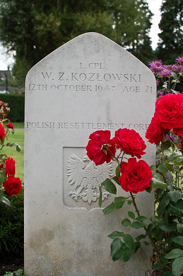 Walerian Kozłowski Polish War Grave