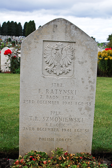 Tadeusz Rafal Szmoniewski Polish War Grave