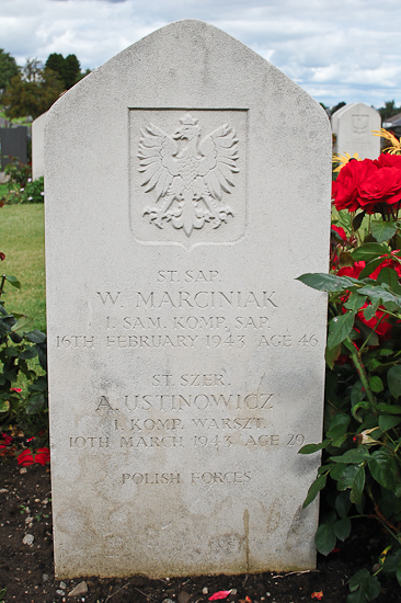 Aleksander Ustinowicz Polish War Grave