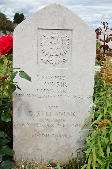 Józef Owsik Polish War Grave