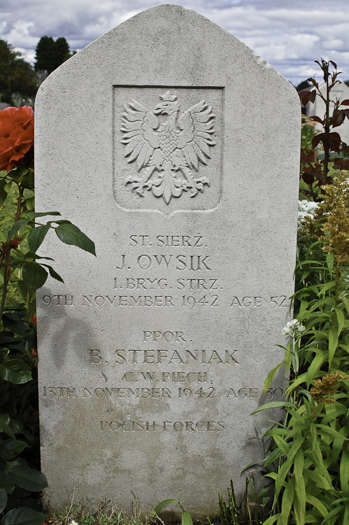 Bonifacy Stefaniak Polish War Grave