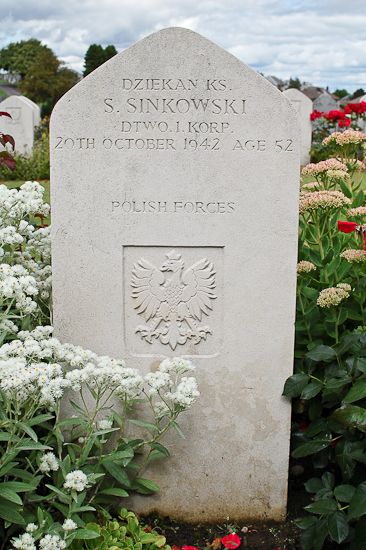 Stanislaw Piotr Sinkowski Polish War Grave